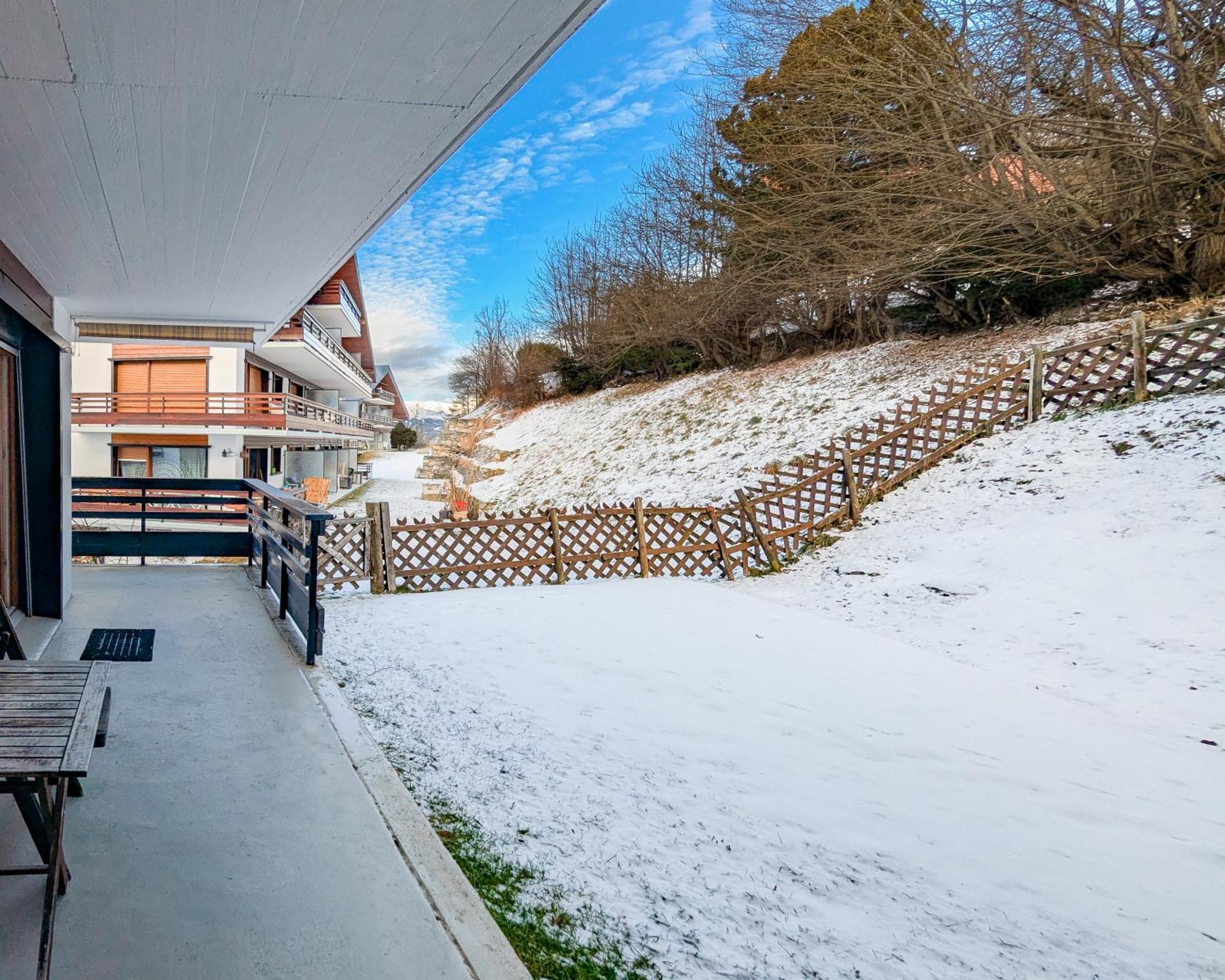 Cosy Centered With Garden And View In Veysonnaz Apartment Luaran gambar
